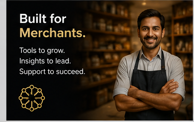 A local merchant ready to connect with customers