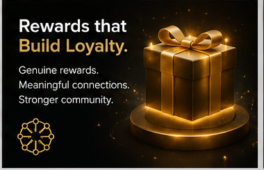 A golden gift representing Keys and customer rewards